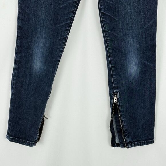 GAP 1969 Dark Wash Mid-Rise Legging Jean Skinny Denim Women's Size 27/4 P - Picture 5 of 15